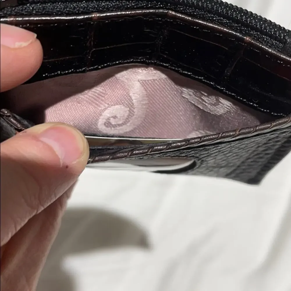 Brighton card holder heart see through front